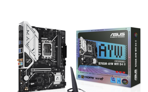实体店765元  华硕B760M-AYW WIFI D4 主板  京东价 849元