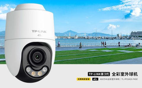 TL-IPC642X-F4GE 400万4G【终身免流】全彩室外球机  普联公司不倒就不收流量费
